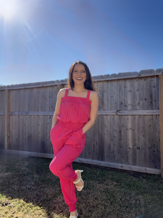 Pink Jumpsuit